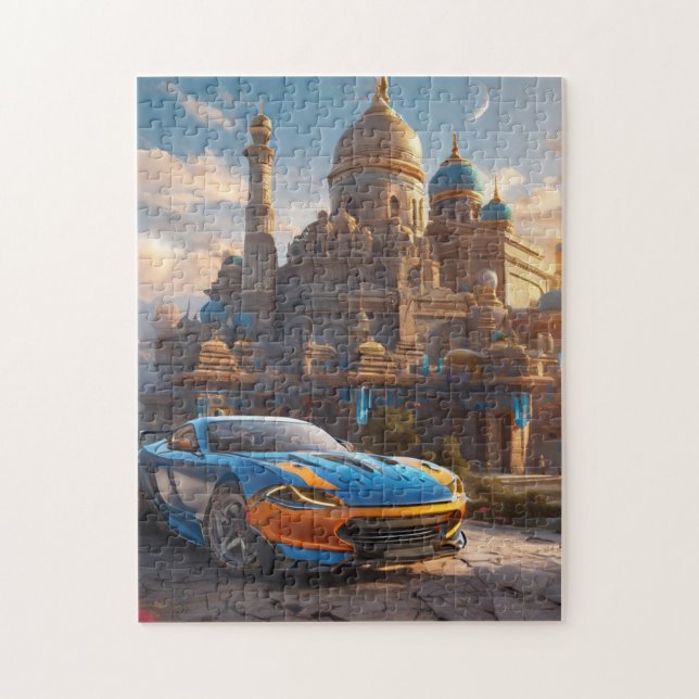 Supercar cool beautiful monastery jigsaw puzzle (Vertical)