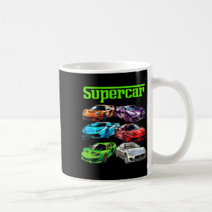 Supercar Cool Car Guy Srts Racing Fan Graphic Men  Coffee Mug