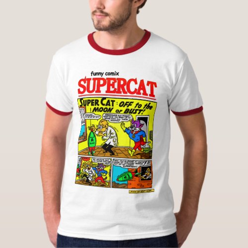 SuperCat Comic Strip T_Shirt