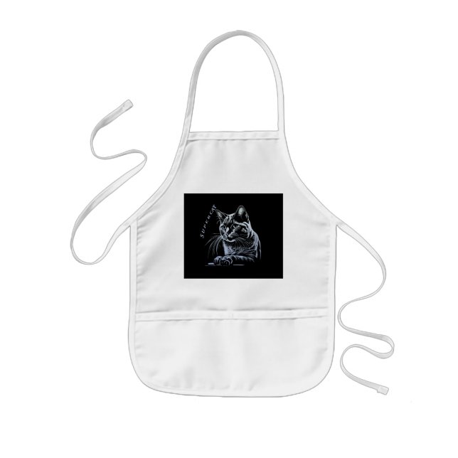 supercat kids' apron (Front)