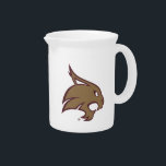 Supercat Mark Beverage Pitcher<br><div class="desc">Check out these new Texas State University designs! Show off your TSU Bobcats pride with these new Texas State products. These make perfect gifts for the Bobcats student, alumni, family, friend or fan in your life. All of these Zazzle products are customizable with your name, class year, or club. Go...</div>
