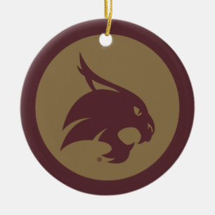 Supercat Mark Ceramic Ornament