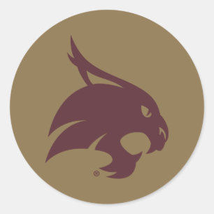 Supercat Mark Classic Round Sticker