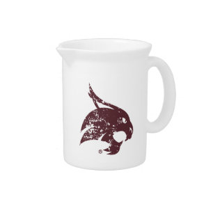 Supercat Mark Distressed Beverage Pitcher