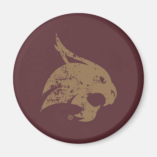 Supercat Mark Distressed Magnet (Front)