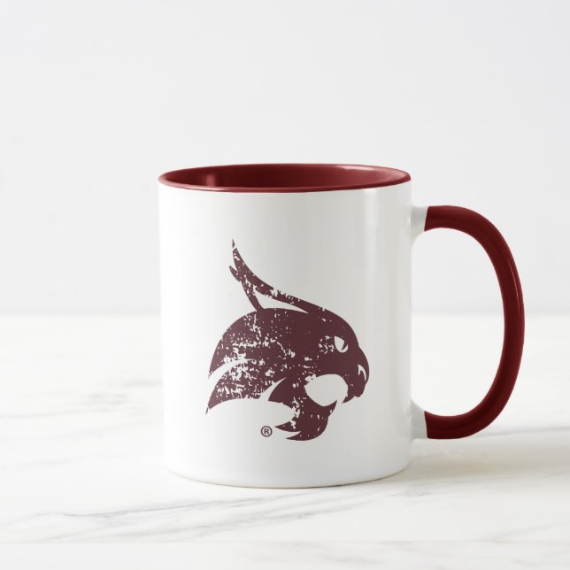 Supercat Mark Distressed Mug (Right)