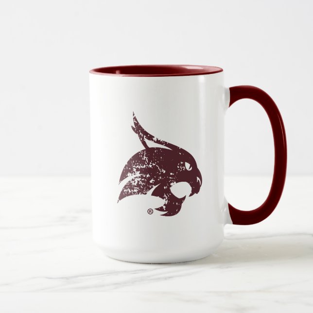 Supercat Mark Distressed Mug (Right)