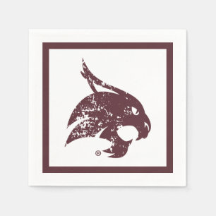 Supercat Mark Distressed Napkins