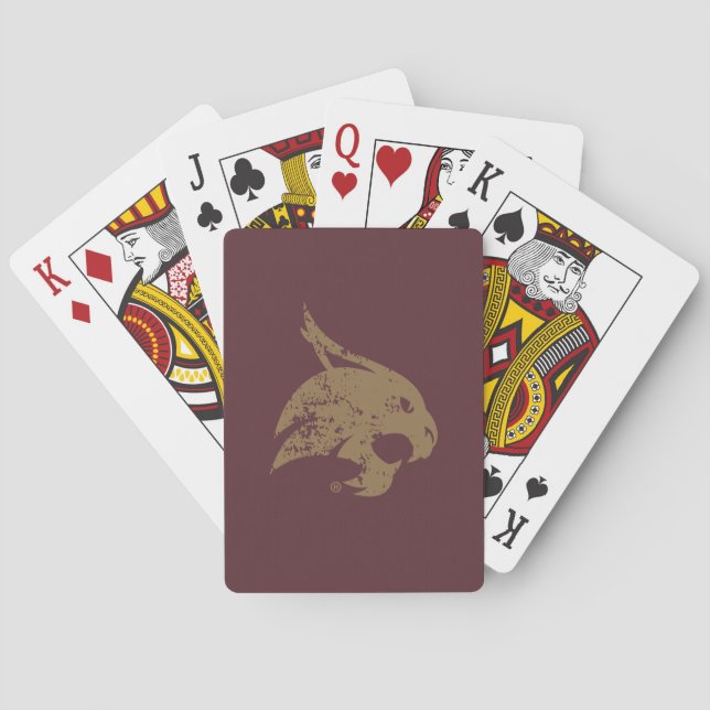 Supercat Mark Distressed Poker Cards (Back)