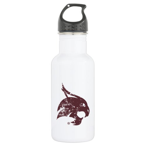 Supercat Mark Distressed Stainless Steel Water Bottle