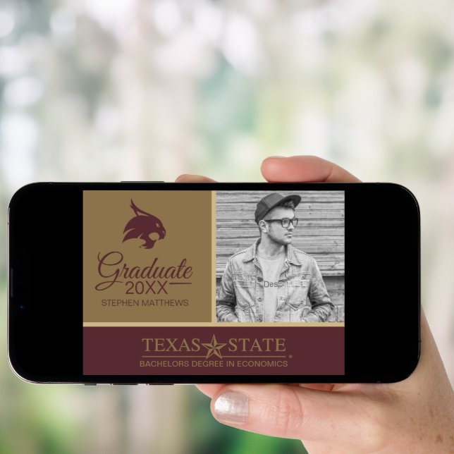 Supercat Mark | Graduation Invitation (Front Digital)