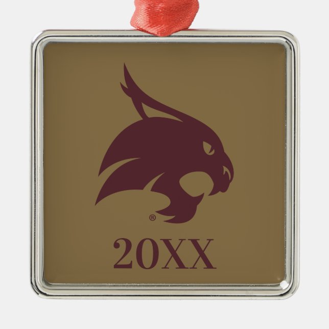 Supercat Mark Metal Ornament (Front)