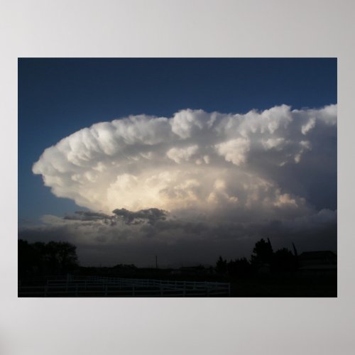 Supercell Coud Storm Poster