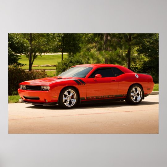 Supercharged Dodge Challenger Poster | Zazzle.com