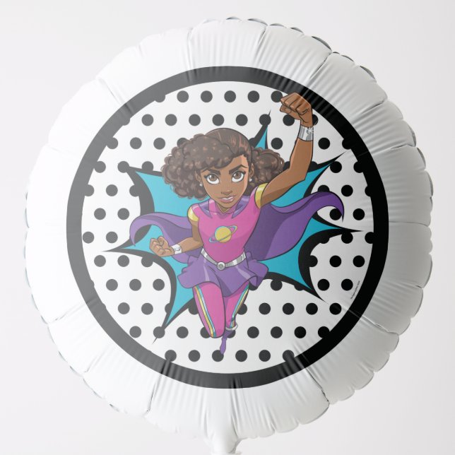 SuperCoco 22" Girl Helium Balloon (Front)