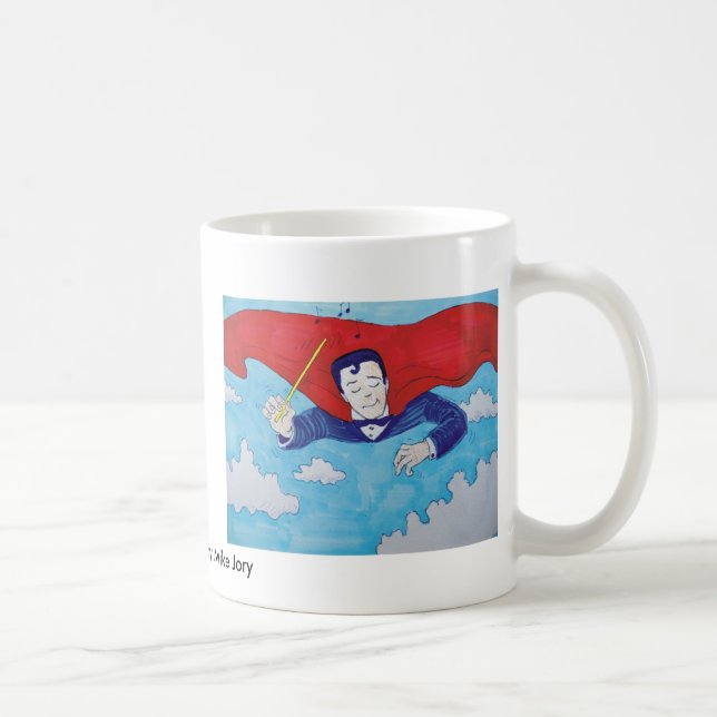 Superconductor cartoon coffee mug (Right)