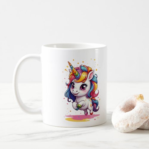 Supercute baby unicorn design coffee mug