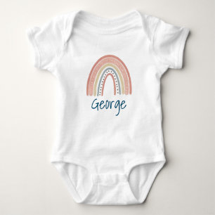 Supercute Boho rainbow Baby Bodysuit