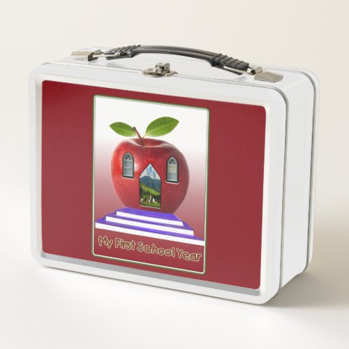 Supercute My First Day of School Metal Lunch Box