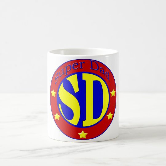 superdad-badge coffee mug