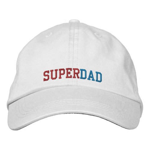 Superdad Embroidered Cap