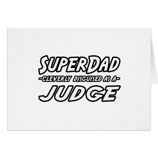 SuperDad...Judge Cards (Front Horizontal)