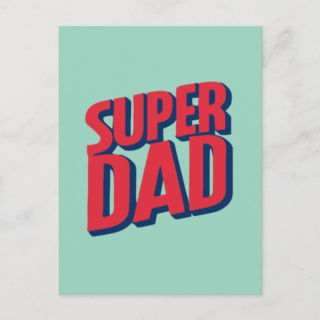 Superdad Postcard (Front)