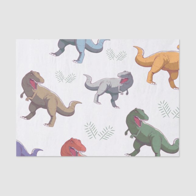 Superdinosaur tissue paper (Front)