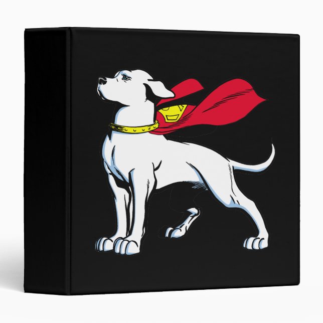 Superdog Krypto 3 Ring Binder (Front/Spine)