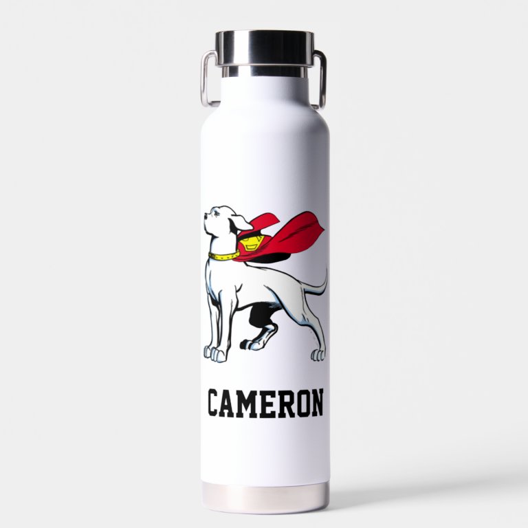 Superdog Krypto | Add Your Name Water Bottle