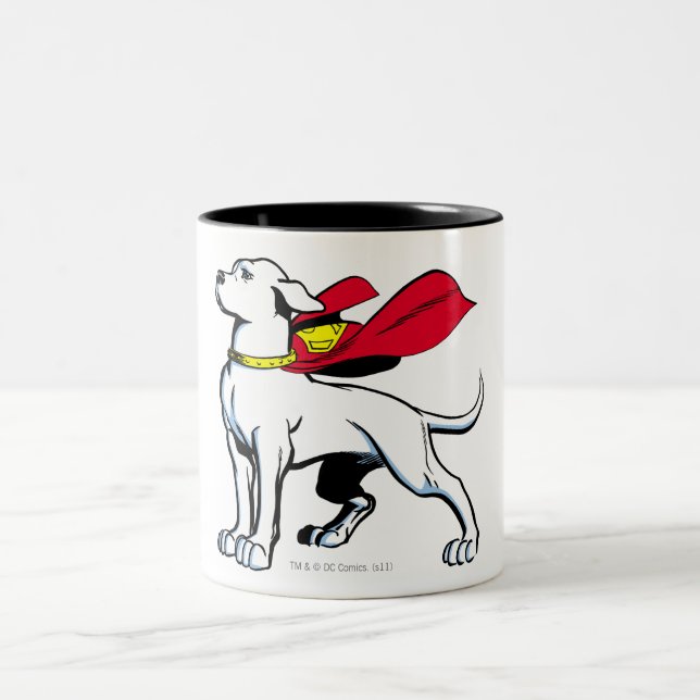 Superdog Krypto Two-Tone Coffee Mug (Center)