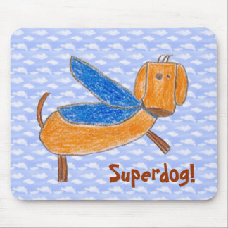 Superdog! (Maggie) mouse pad