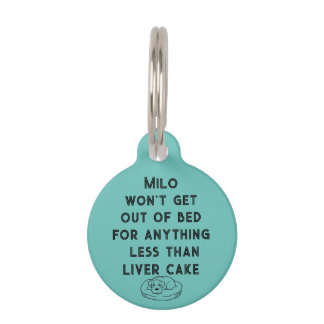 Superdog slogan personalized pet ID tag
