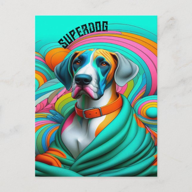 Superdog super dog rescue Party Invitations PCs (Front)