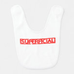 Superficial Stamp Baby Bib
