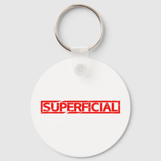 Superficial Stamp Keychain (Front)