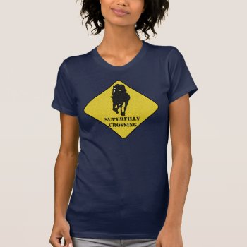 Superfilly Crossing! Rachel Alexandra T-shirt by baltohorsefan at Zazzle