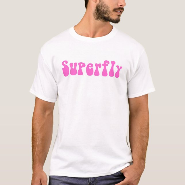 Superfly (pink) T-Shirt (Front)