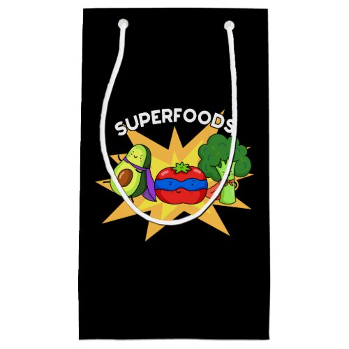 Superfoods Funny Vegetable Pun  Small Gift Bag