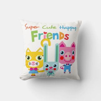 superfriends.png throw pillow