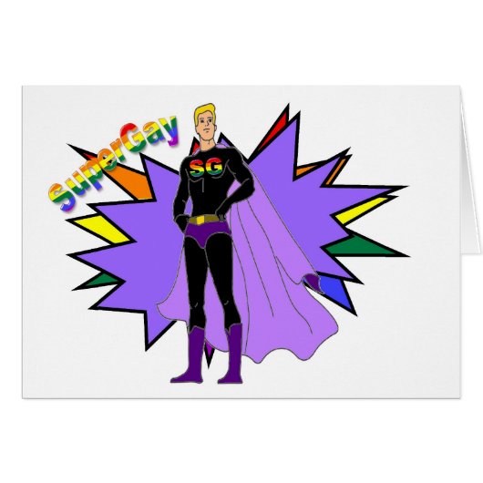 SuperGay! Cards (Front Horizontal)