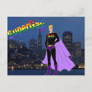 SuperGay San Francisco Postcard