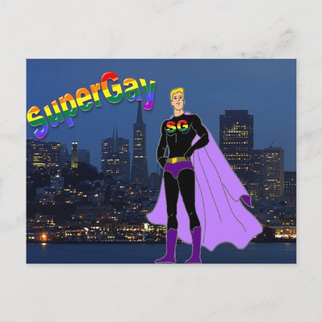 SuperGay San Francisco Postcard (Front)