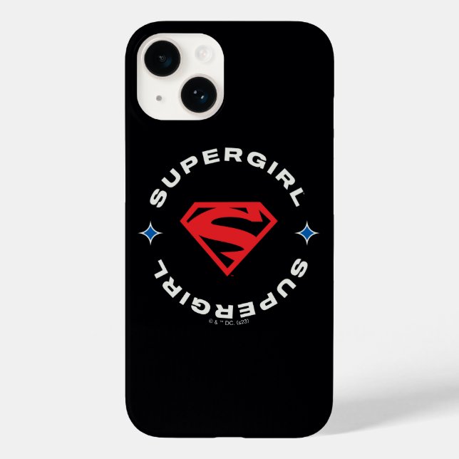 Supergirl Age of Heroes Circle S-Shield Case-Mate iPhone Case (Back)