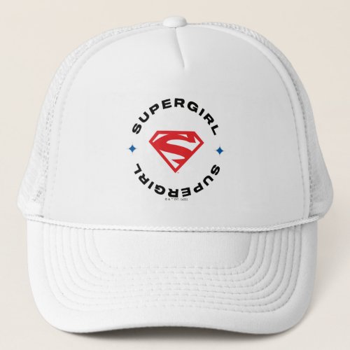 Supergirl Age of Heroes Circle S_Shield Trucker Hat