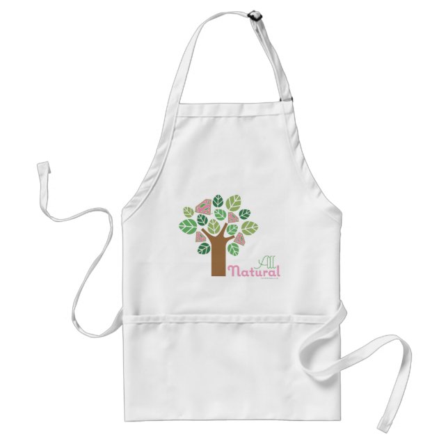 Supergirl All Natural Tree Adult Apron (Front)