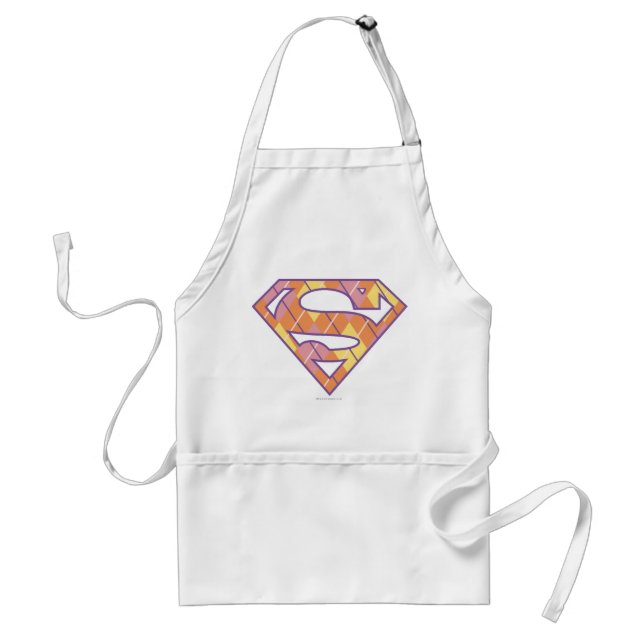 Supergirl Argyle Logo Adult Apron (Front)