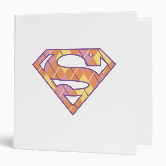 Supergirl Argyle Logo Binder (Front/Inside)