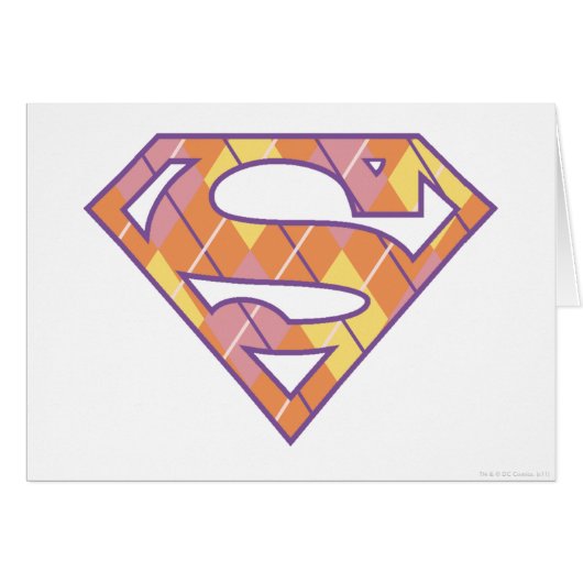 Supergirl Argyle Logo Cards (Front Horizontal)