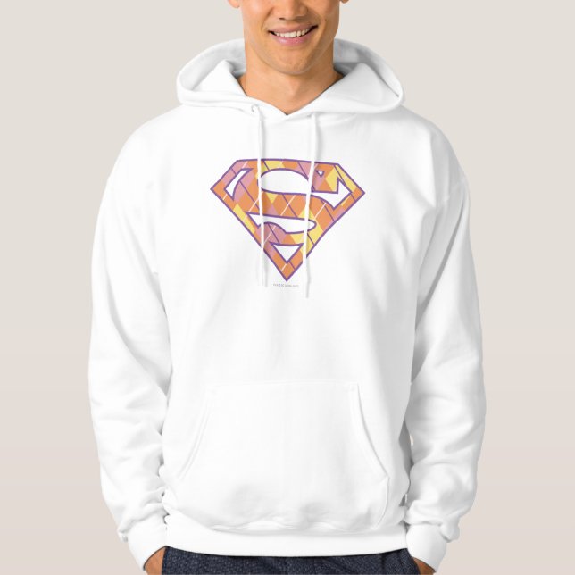 Supergirl Argyle Logo Hoodie (Front)